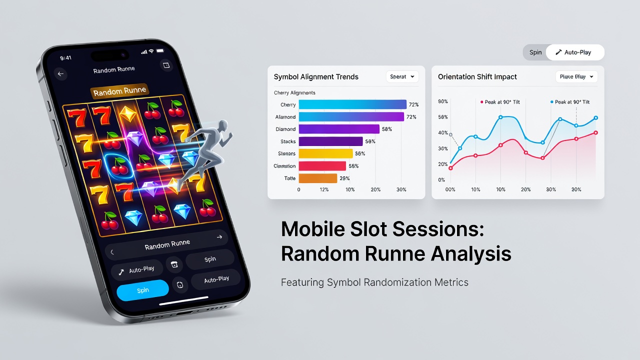 Symbooluitlijning trends tijdens mobiele sessies van Random Runner en Black Bull